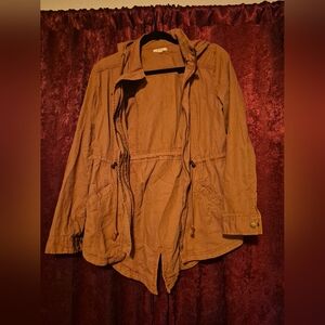 Maurices Brown Utility Jacket with Hood